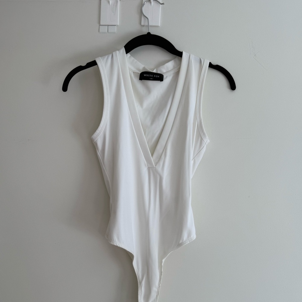 WHITEFOX WHITE BODYSUIT NEW